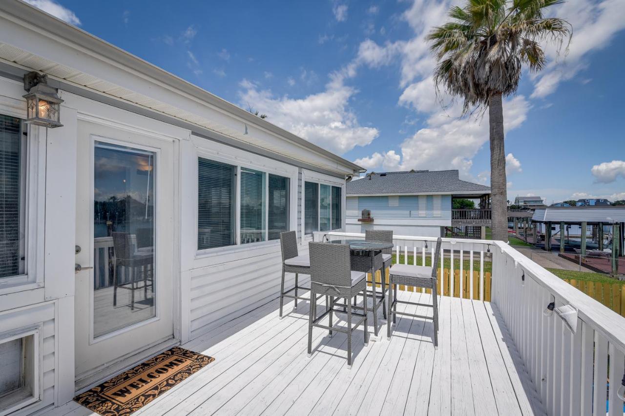Waterfront Galveston Bay Retreat - 4 Mi To Beach! Exteriör bild