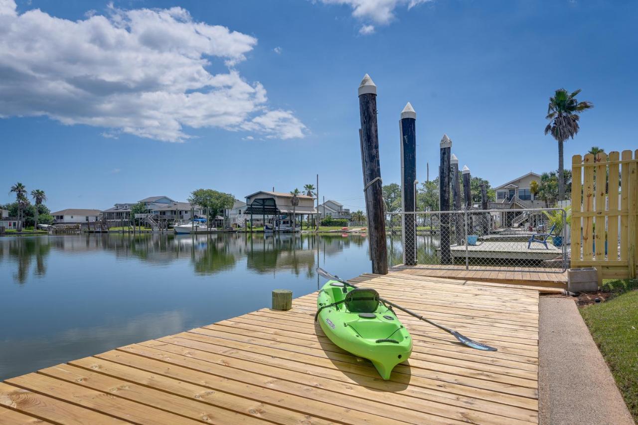 Waterfront Galveston Bay Retreat - 4 Mi To Beach! Exteriör bild
